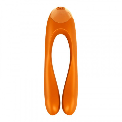 Satisfyer Candy Cane - Универсальный вибратор для пар оранжевый